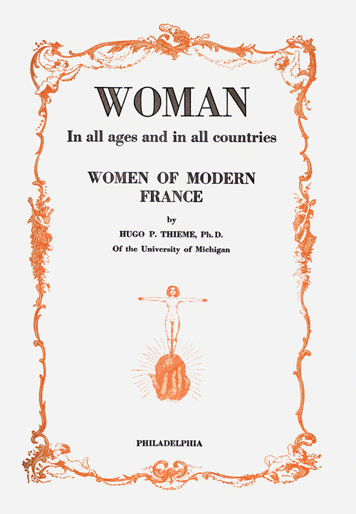 WOMAN In All Ages and In All Countries, Modern France, Vol.7.